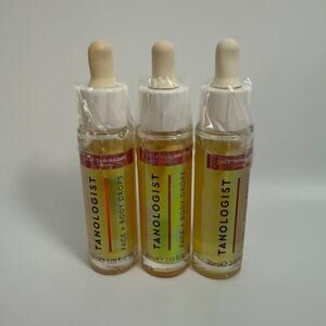 New Tanologist Face & Body Drops Self Tan Drops Light (1.01oz/30ml) Pack of 3